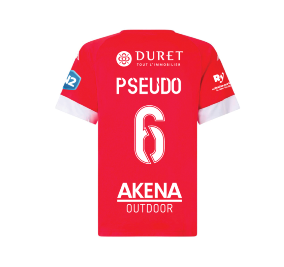 Maillot domicile Dos - 40€