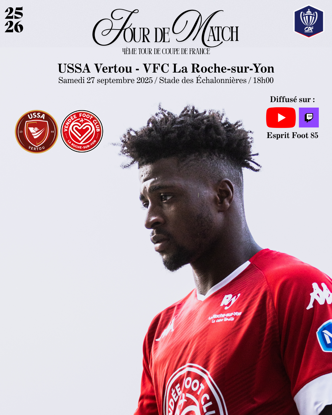 MATCH DE COUPE DE FRANCE DIFFUSÉ