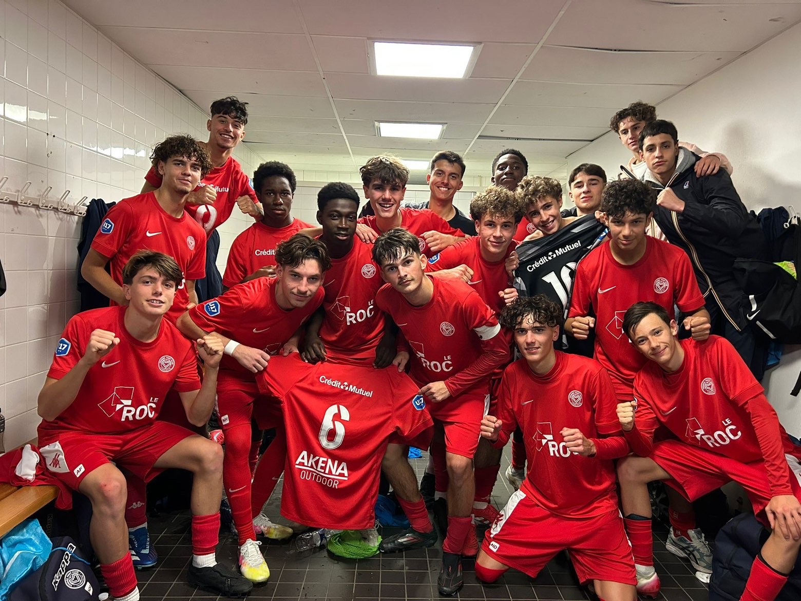 Nos U17 en haut du podium !