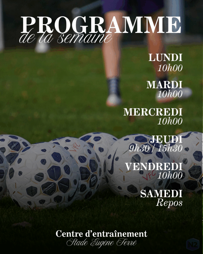 programme de la semaine