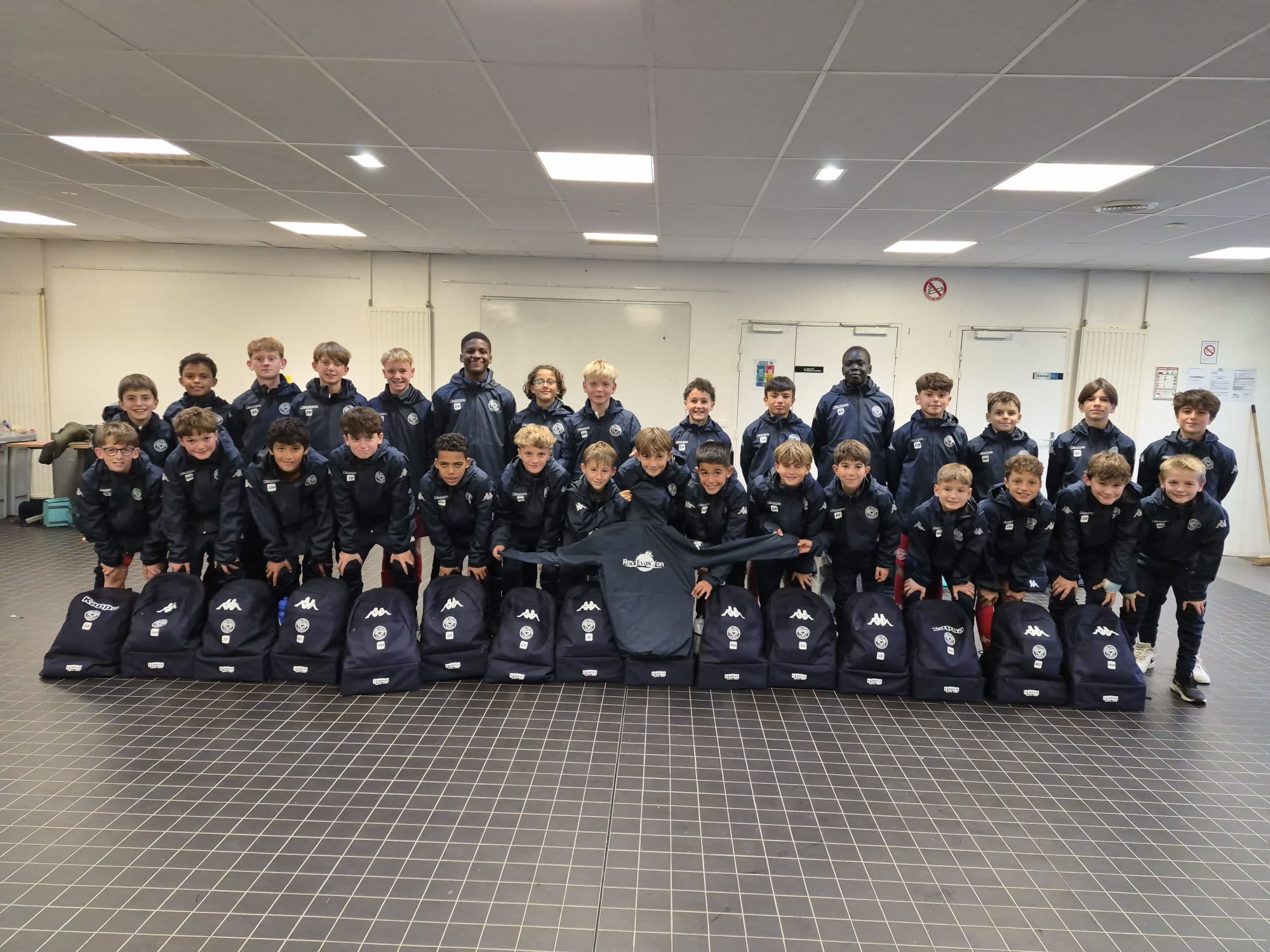 Nouveaux équipements pour nos U12/U13