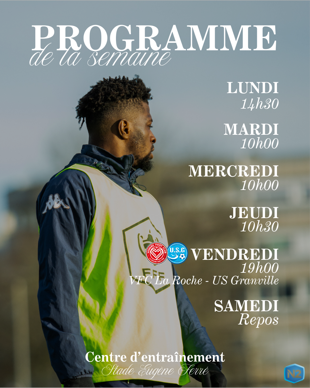 Le programme de la semaine